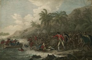 Der Tod von Captain James Cook am 14. Februar 1779, 1785