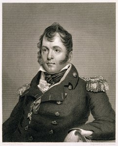 Kommodore Oliver Hazard Perry (1785-1819), graviert von William G. Jackman von John Wesley Jarvis