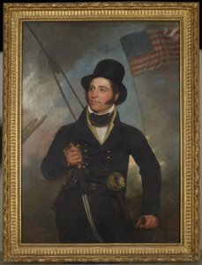 Porträt von Kapitän Samuel Chester Reid von John Wesley Jarvis