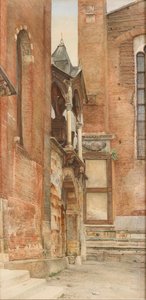 Das Castelbarco-Grabmal, Verona, Mai - August 1869