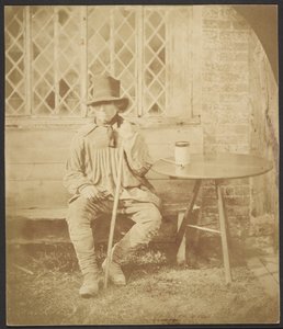 [Mann am Tisch sitzend] von John Whistler