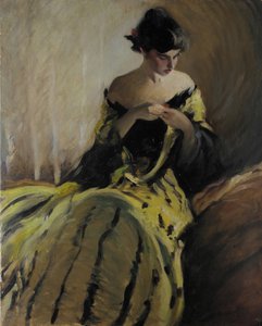 Studie in Schwarz und Grün, ca. 1906