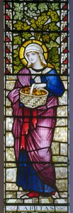 Pulborough, St. Mary, James Powell & Sons, John William Brown (1842-1928), Wohltätigkeit von John William Brown