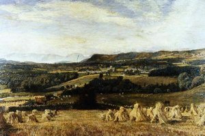 Cartmel Priory und Langdale Pikes von John William Buxton Knight