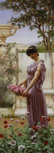 Die Blumen der Venus, 1890 von John William Godward