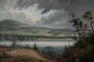 Blick auf Cohoes, ca. 1820