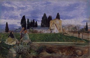Frühling in Spanien: nahe Gordella, 1869