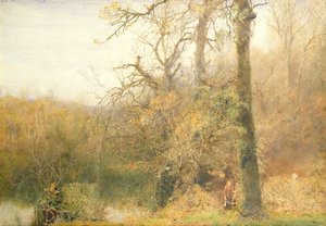 Sir Bevis und die Waldfrau, 1887-88 von John William North