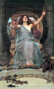 Circe bietet Odysseus den Becher an von John William Waterhouse