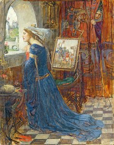 Schöne Rosamund, ca. 1916 von John William Waterhouse