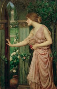 Psyche öffnet die Tür zu Cupids Garten