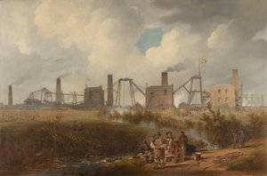 Ein Blick auf Murton Colliery bei Seaham, County Durham