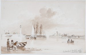 Sunderland Hafen Blick nach draußen von John Wilson Carmichael