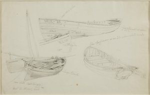 Boote in West Hartlepool von John Wilson Carmichael