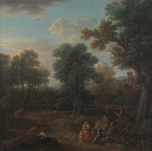 Klassische Landschaft: Morgen von John Wootton