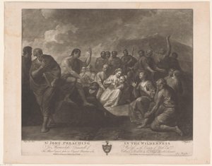 Predigt von Johannes dem Täufer von John Wright