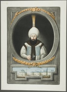 Abdul Hamid Khan, aus Porträts der Kaiser der Türkei von John Young