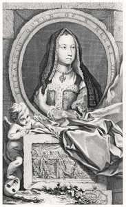Porträt von Elizabeth von York (1465-1503), 1747 von John and Paul after Knapton
