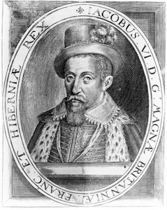 James VI. von Schottland, Druck veröffentlicht von H. Jacopsen, 1618