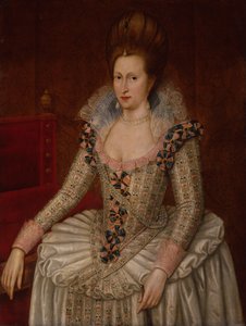 Königin Anne von Dänemark, um 1605 von John de the Elder (attr. to) Critz