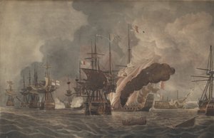 Die Schlacht am Nil von John william Edy