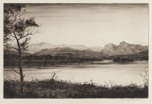 Langdale Pikes, Windermere von Johnstone Baird