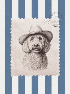 Doodle Hund Cowboy Stempel von Jolly and Dash