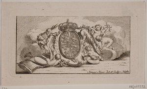 Vignette mit Reichswappen von Jonas Haas