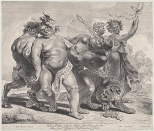 Trunkenheit des Bacchus von Jonas Suyderhoef