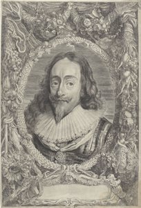 Porträt von Karl I., König von England von Jonas Suyderhoef