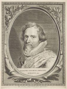 Porträt von Maurits, Prinz von Oranien von Jonas Suyderhoef