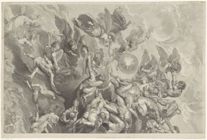 Sturz der Verdammten (obere Platte) von Jonas Suyderhoef