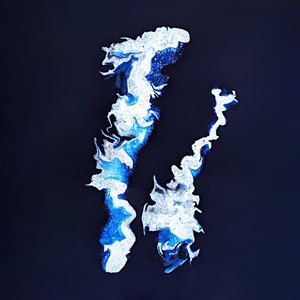 Tiefblaue Strömungen