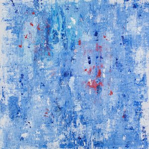 Lebendiges Blaues Abstrakt