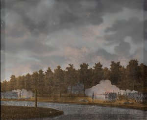 Feuergefecht am Vaartse Rijn bei Jutphaas von Jonas Zeuner