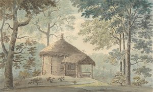 Ein Sommerhaus im rustikalen Stil