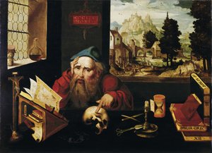 Heiliger Hieronymus in seiner Zelle, 1520er
