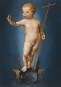 Das Jesuskind auf der Weltkugel, ca. 1530 von Joos van Cleve
