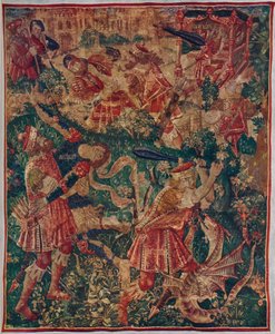 Szenen aus dem Leben des Herkules: Wandteppich gewebt von Joos von Audenarde, ca. 1498, 1946 von Joos of Audenarde