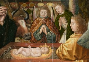 Triptychon von Bethlehem von Joos van (attr. to) Cleve