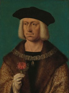 Porträt von Maximilian I. (1459-1519), Kaiser des Heiligen Römischen Reiches von Joos van Cleve (workshop of)