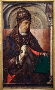 Porträt von Papst Gregor I., ca. 1435-75 von Joos van Gent