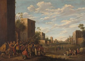 Unterbringung der Armen von Joost Cornelisz Droochsloot