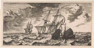 Ein Lotse kommt an Bord eines Schiffes von Joost van Geel