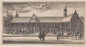 Ansicht der Börse in Rotterdam von Joost van Geel