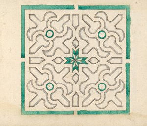 Album mit 75 Zeichnungen für Gartenspalier und Parterres, ca. 1610-40 von Jorg Rurfinger