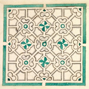 Layout für einen Garten mit blumenförmigen Blumenbeeten, 17. Jahrhundert von Jorg Rurfinger