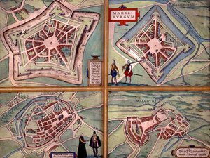 Karten von Philippeville, Mariembourg, Chimay und Walcourt, aus 