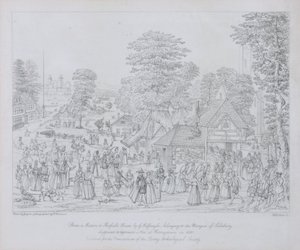 Fest in Horseydown um 1590
