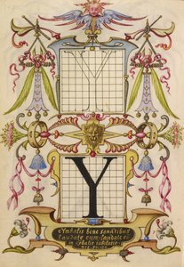 Ungarisch - Anleitung zum Erstellen des Buchstabens Y - Google Art Project von Joris Hoefnagel